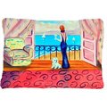Micasa 12 x 16 in. Westie With Mom And A View Decorative Indoor and Outdoor Fabric Pillow MI54433